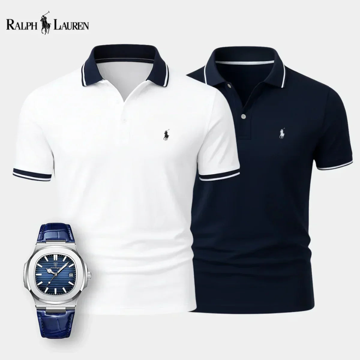 R&L™ Premium Polo Hemd – Buy 1, Get 1 Free + Free Watch